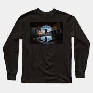 Asbury Park Skateboarder Long Sleeve T-Shirt